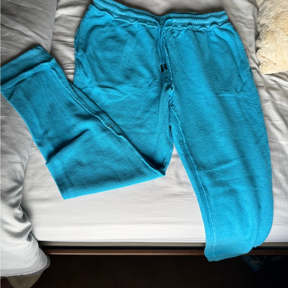 Kittenish Aqua Blue Joggers